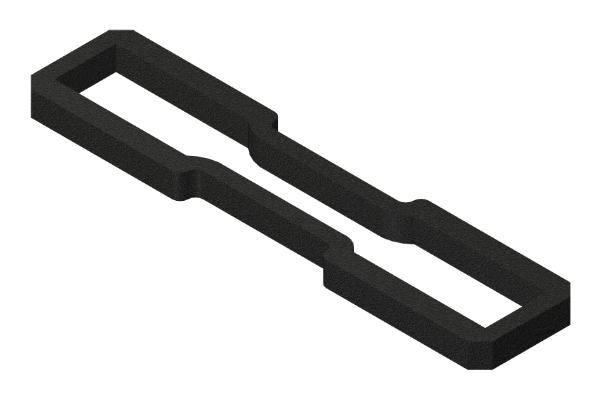 Dichtrahmen-Zuschnitt